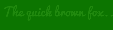Image with Font Color 20890E and Background Color 0C7500